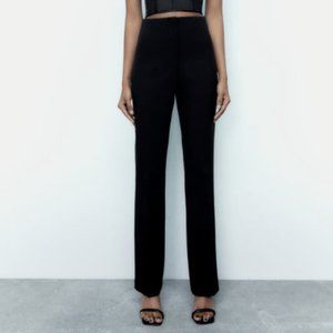 NWT Zara Flared High Waisted Work Pants